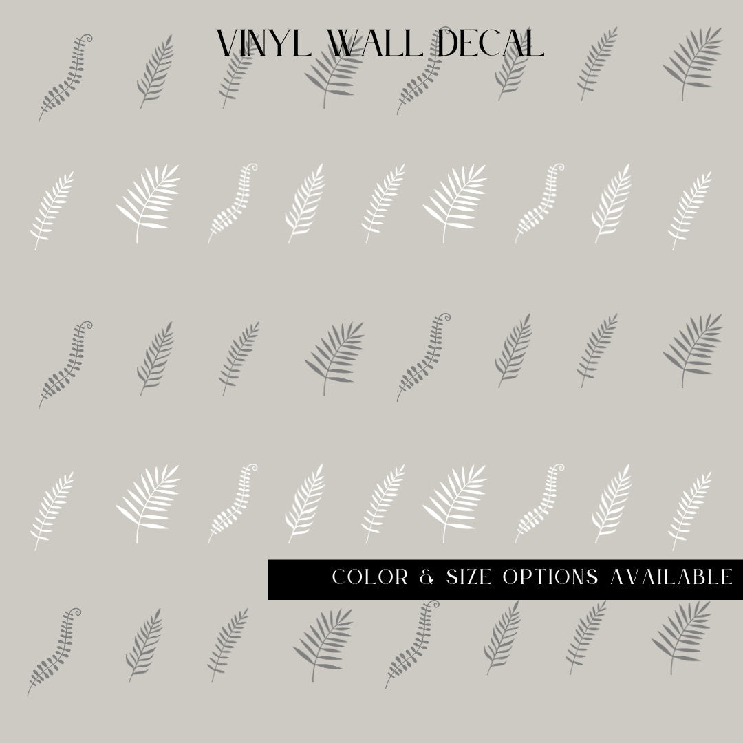 Leaves Wall Decals – Nature-Inspired Vinyl Décor