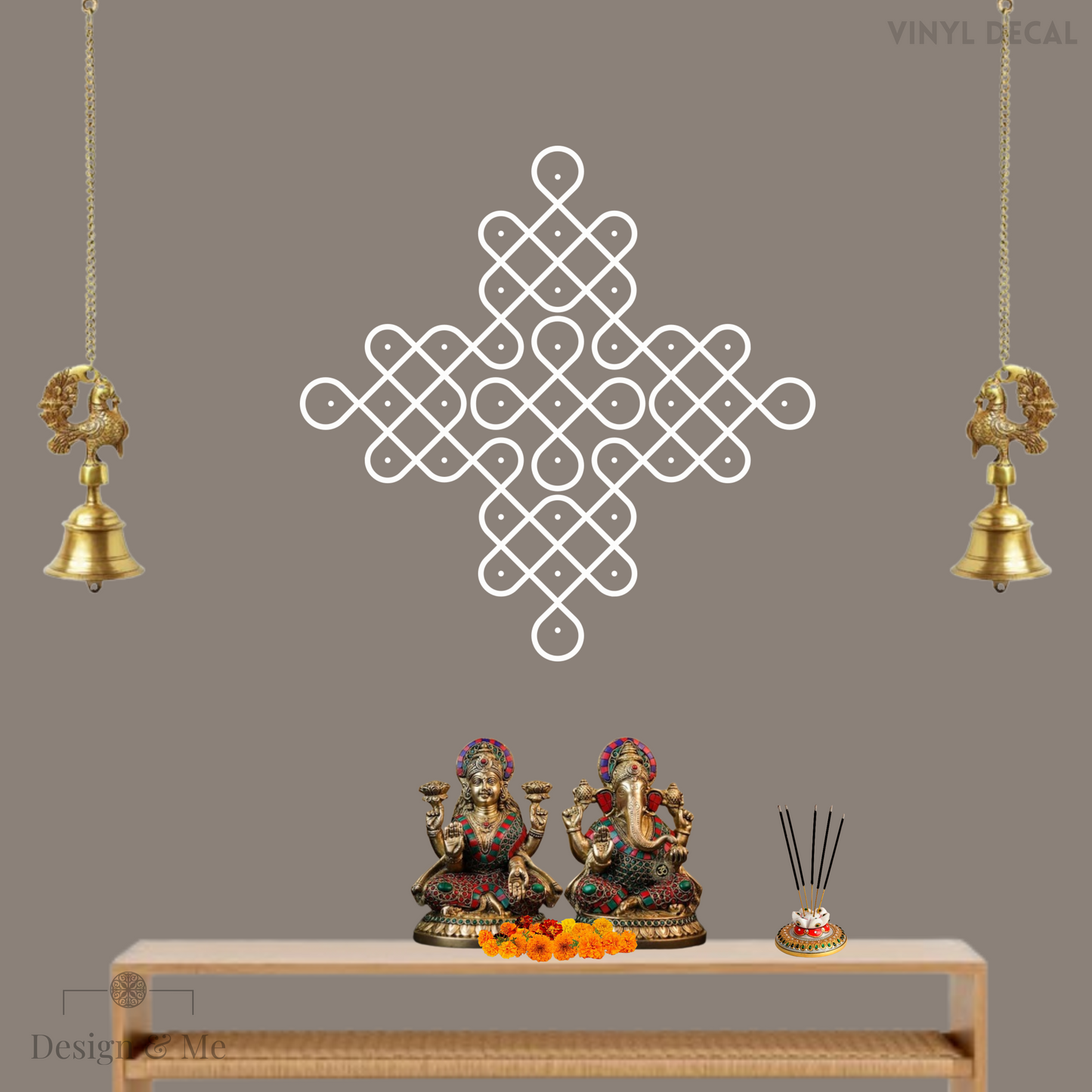 Kolam Designs vinyl decals
