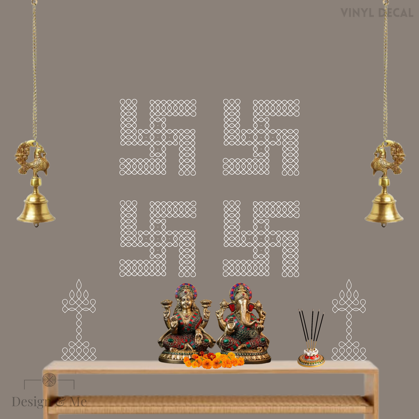 Kolam Designs vinyl decals