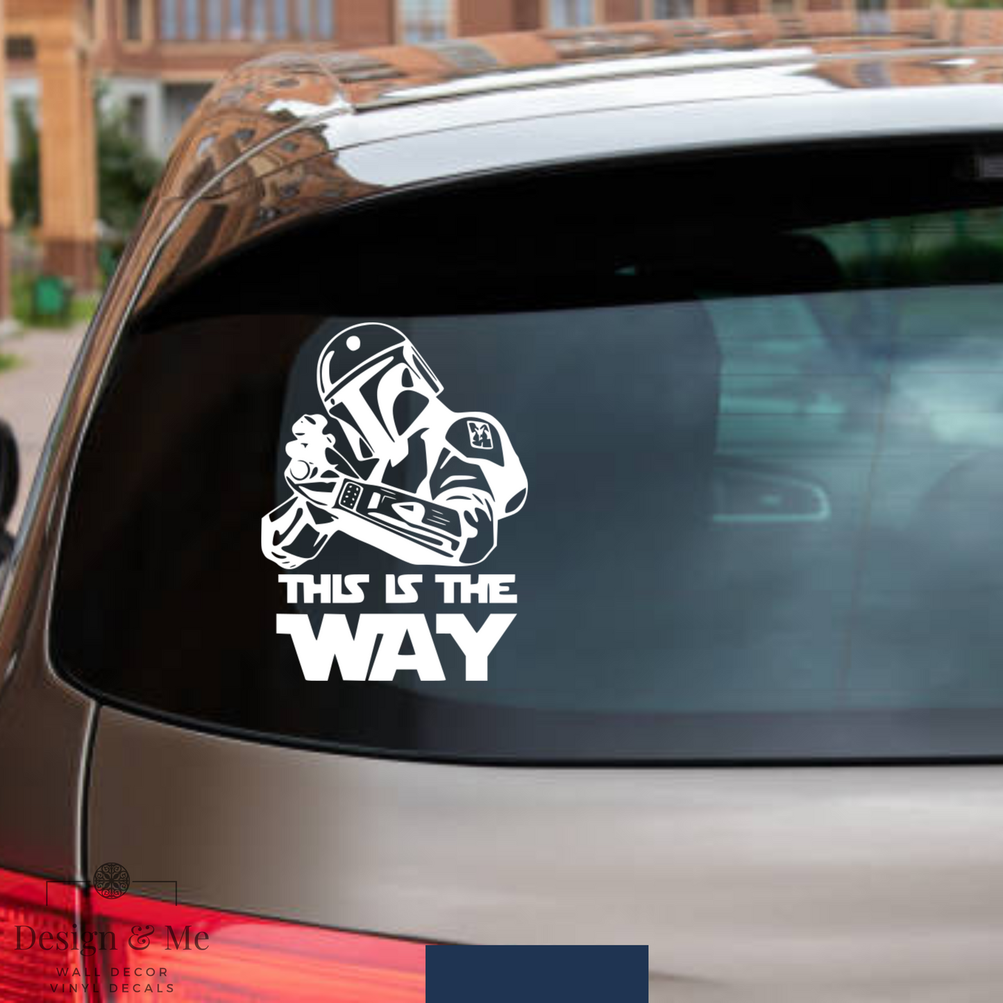 Mandalorian Vinyl Car and Laptop Stickers