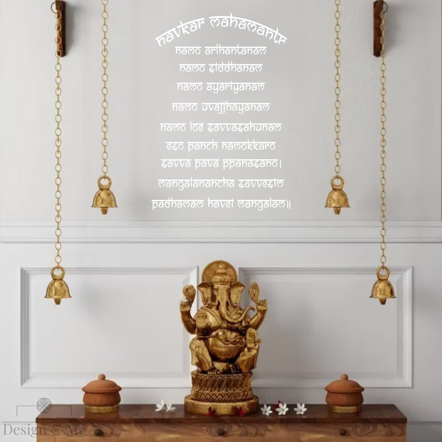 Navkar Mantra Vinyl Wall Decal