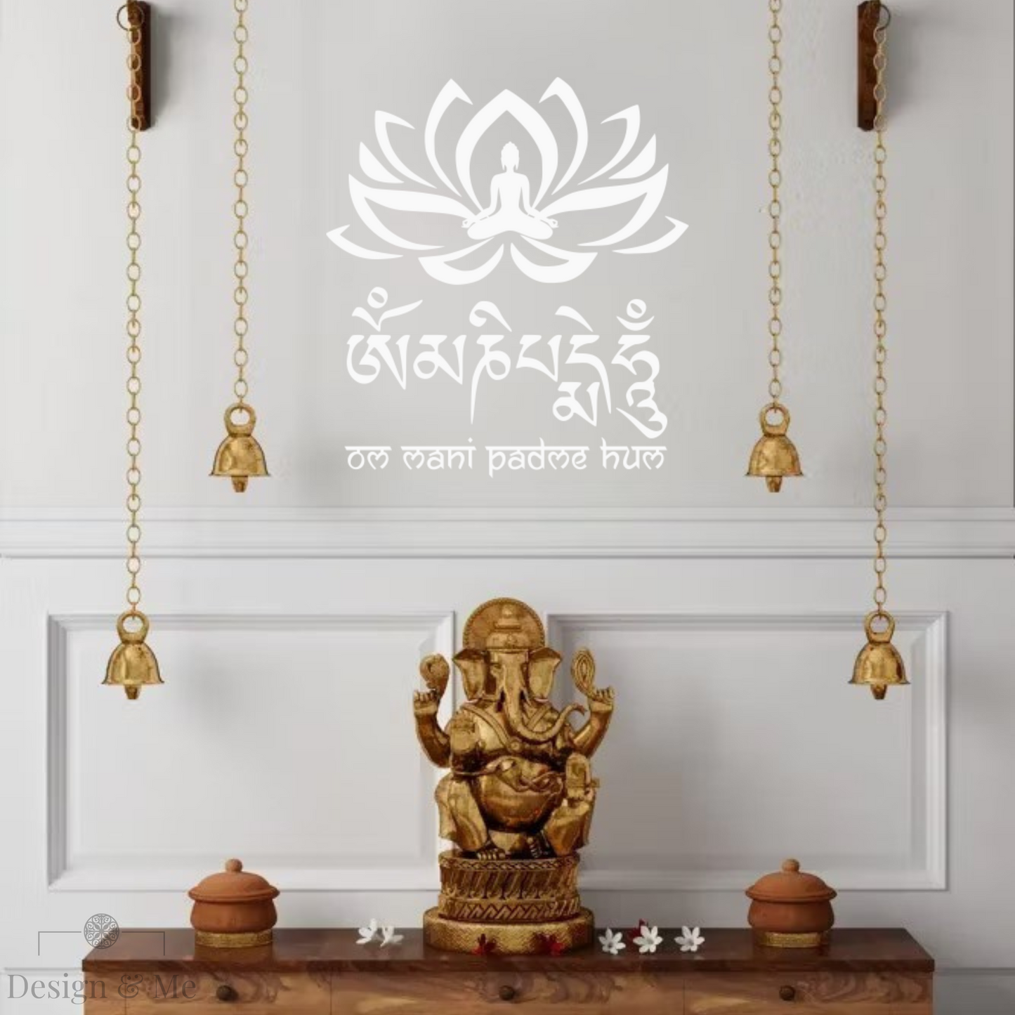 Om mani padme hum - Tibetan Chants Wall Decal
