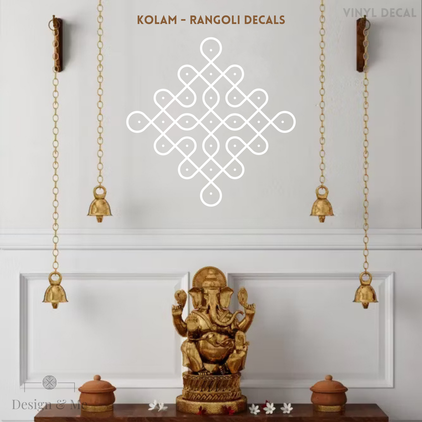 Kolam Designs vinyl decals