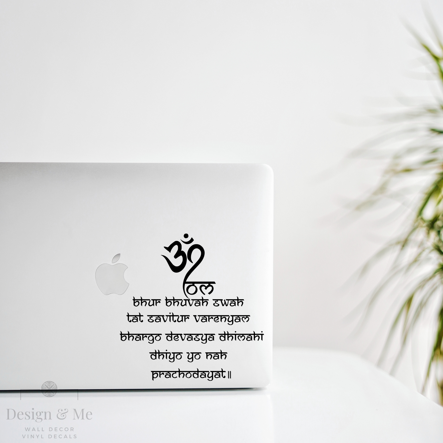 Gayatri Mantra English Vinyl Car and Laptop Stickers