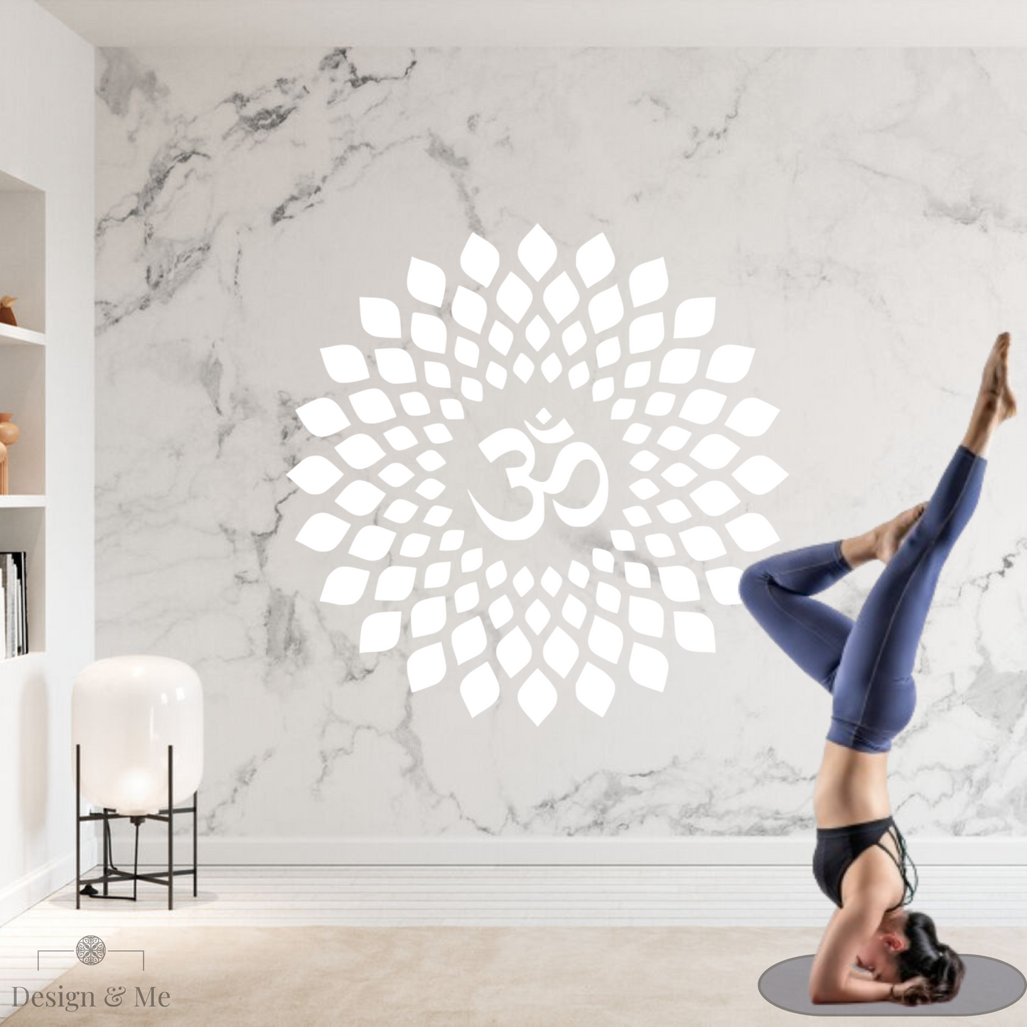 OM Mandala Vinyl Wall Decal