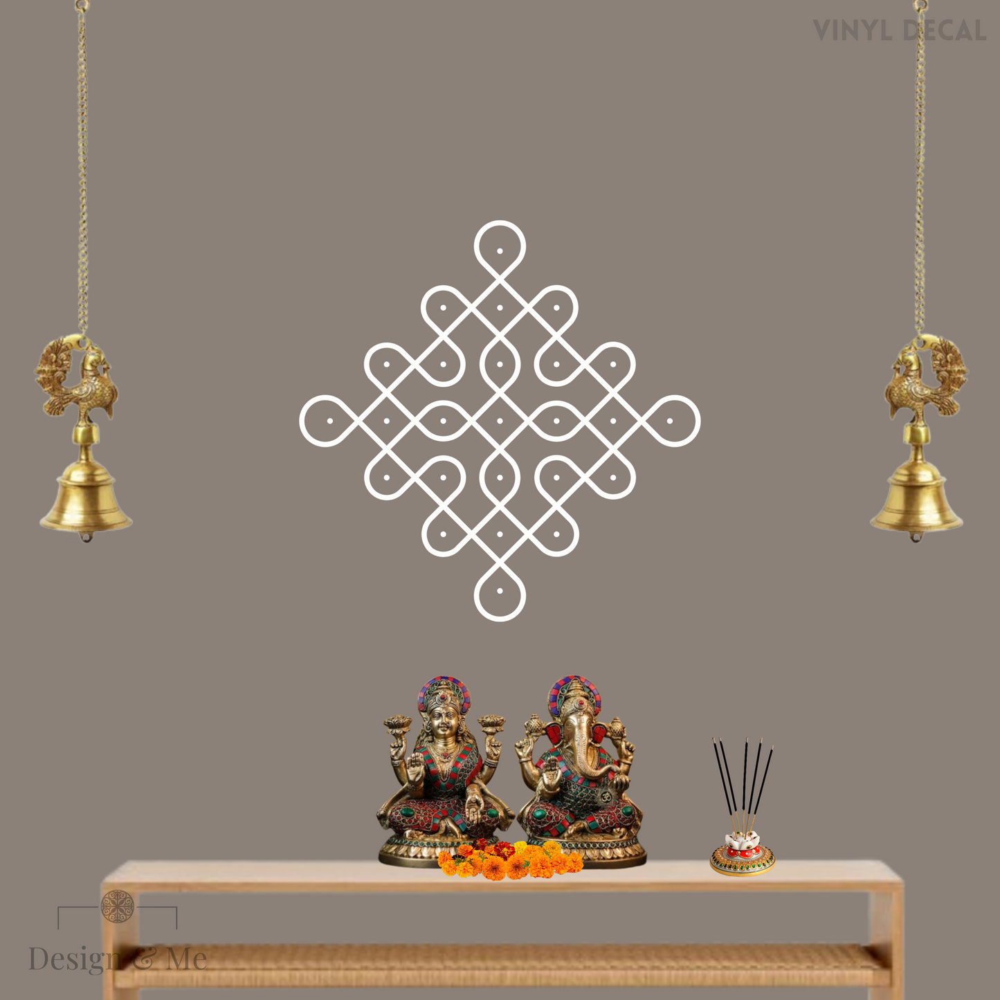 Kolam Designs vinyl decals