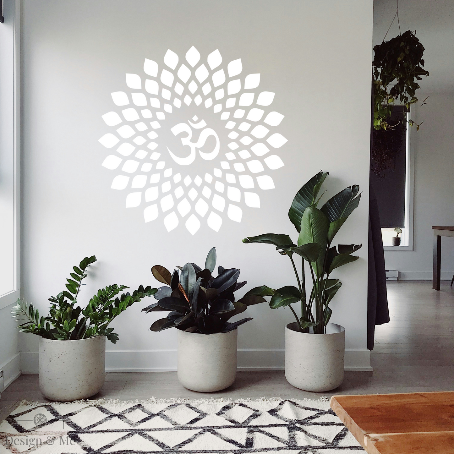 OM Mandala Vinyl Wall Decal