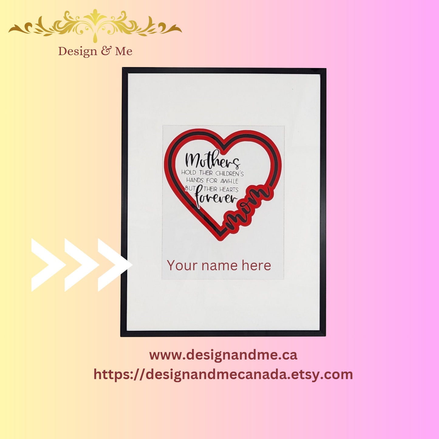Mother's Day is a time to show our love and appreciation for the incredible women in our lives. customizable frames - the perfect gift.