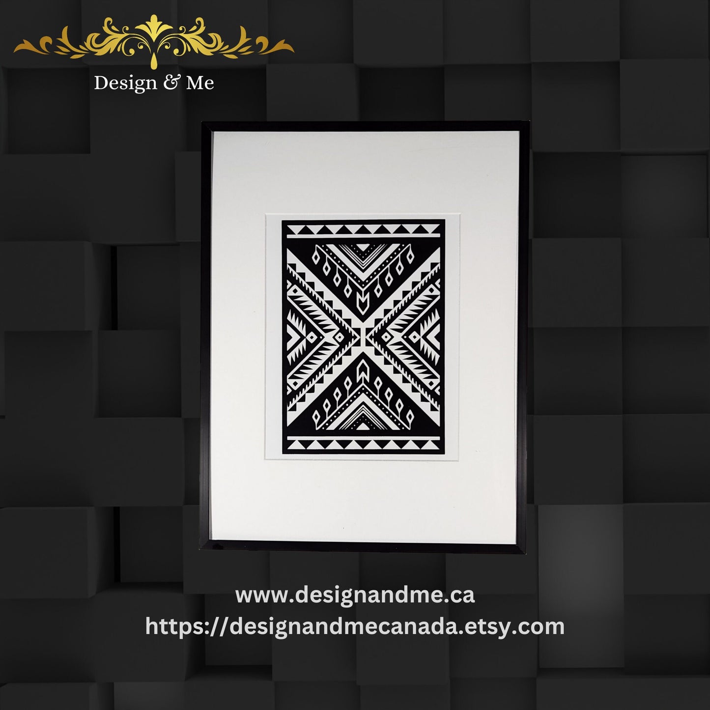 Black and white, Wall art, Home Décor, Framed Art, Indian Art, Indian, Frame, Handmade, Handcraft, Living room Art. Size 13" x 17" each.