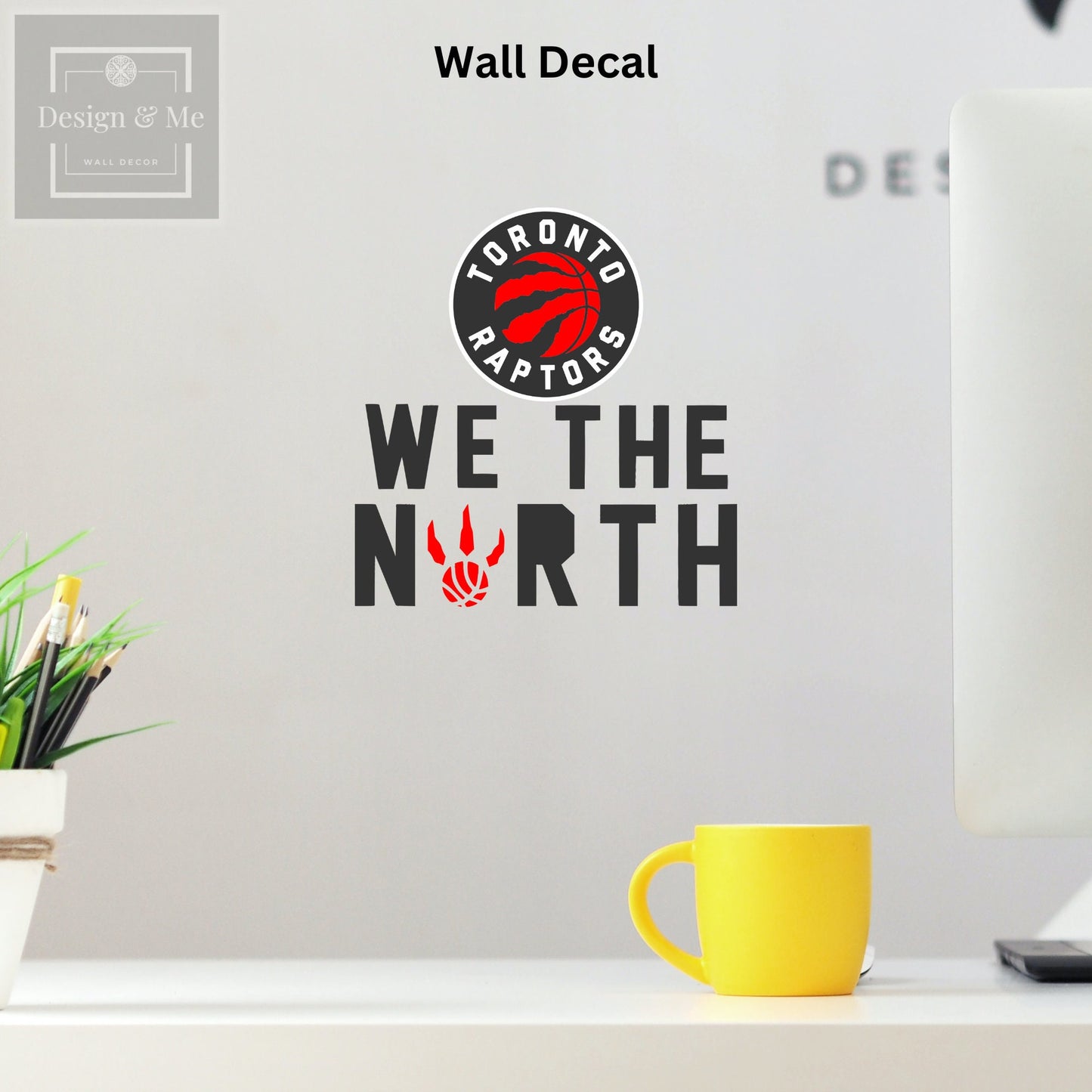 Toronto Raptors Inspired "We The North" Design Wall decal