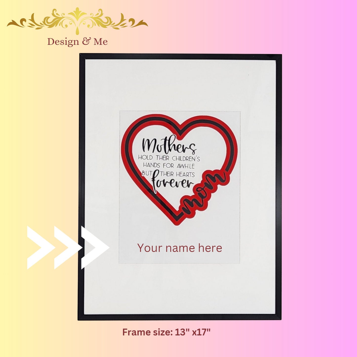 Mother's Day is a time to show our love and appreciation for the incredible women in our lives. customizable frames - the perfect gift.