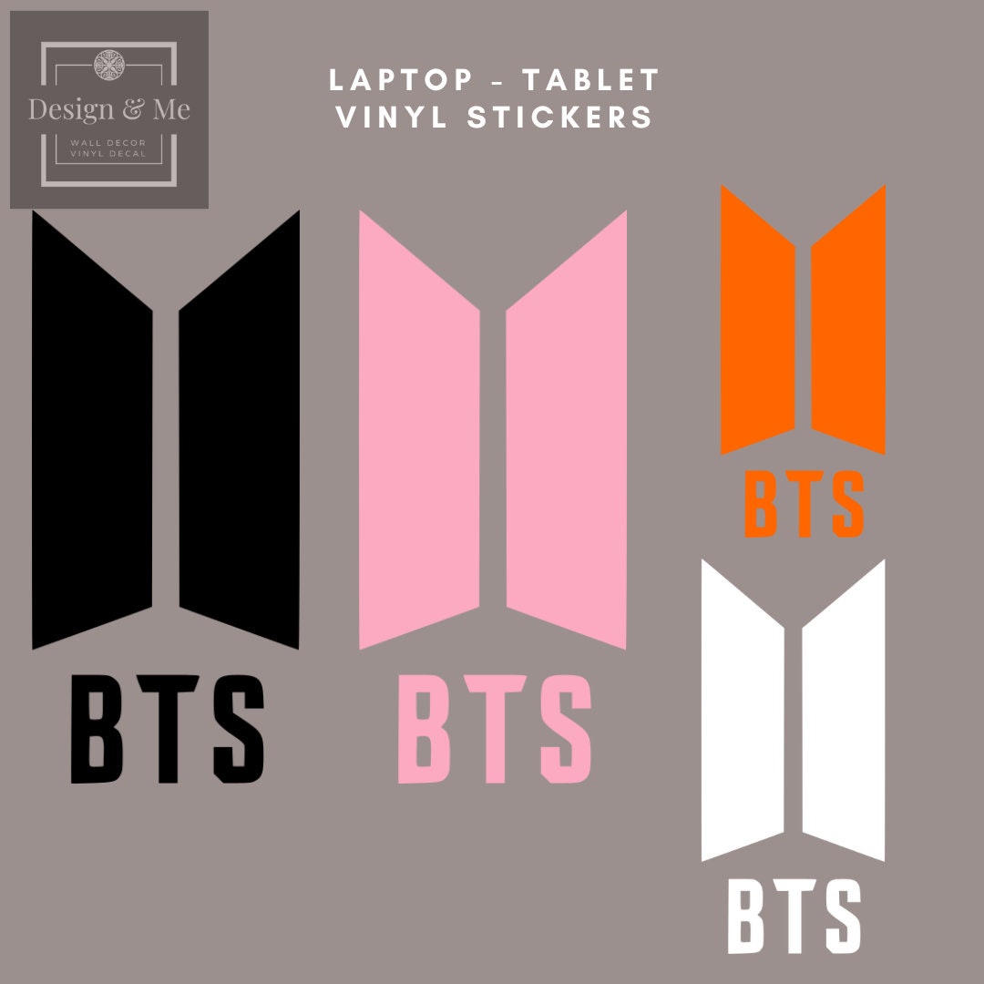 K-Pop BTS Vinyl Car and Laptop Stickers