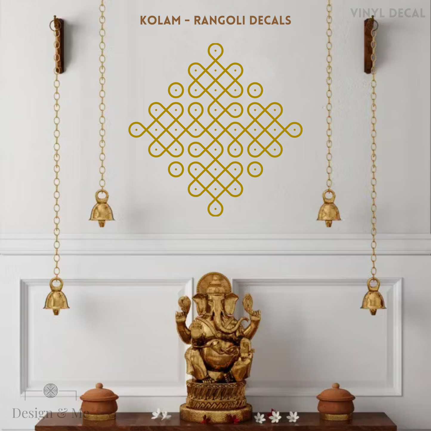 Kolam Designs vinyl decals