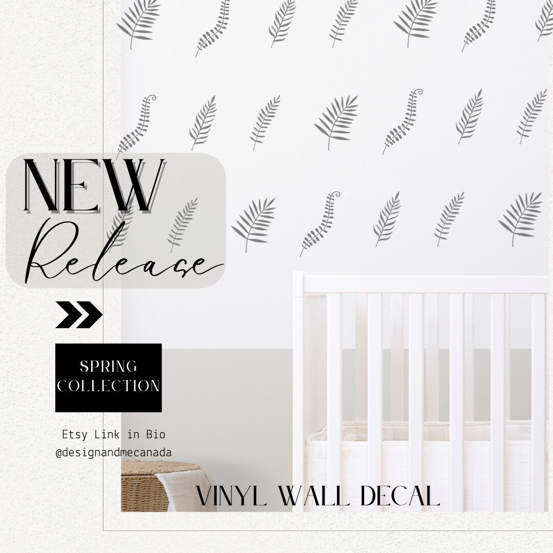 Leaves Wall Decals – Nature-Inspired Vinyl Décor