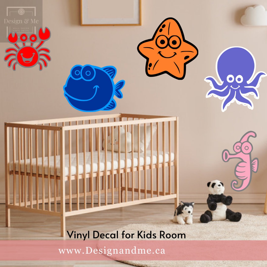 Sea Creature wall decals - Sea animal Stickers
