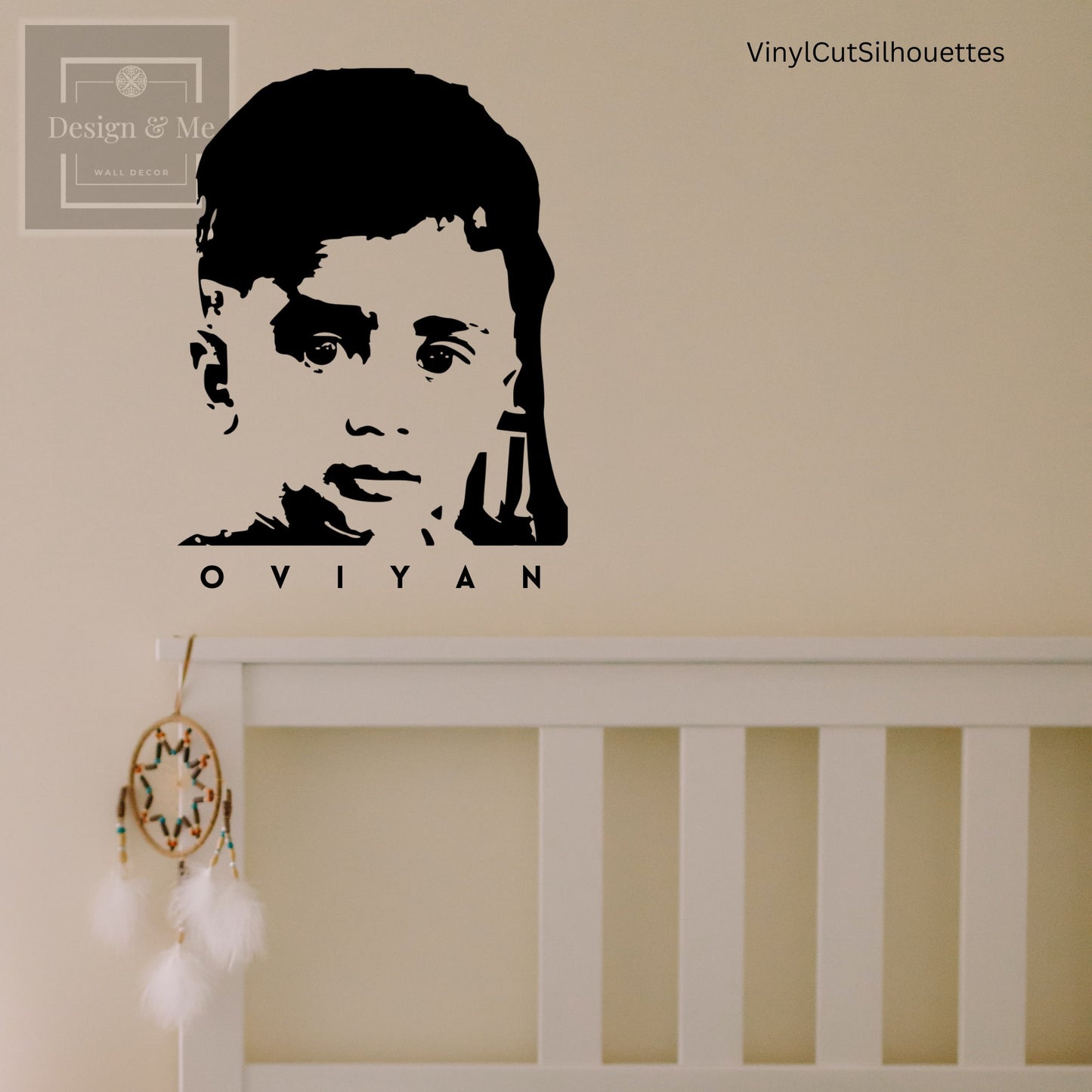 Custom Silhouette Vinyl Decals - SILHOUETTE PORTRAIT