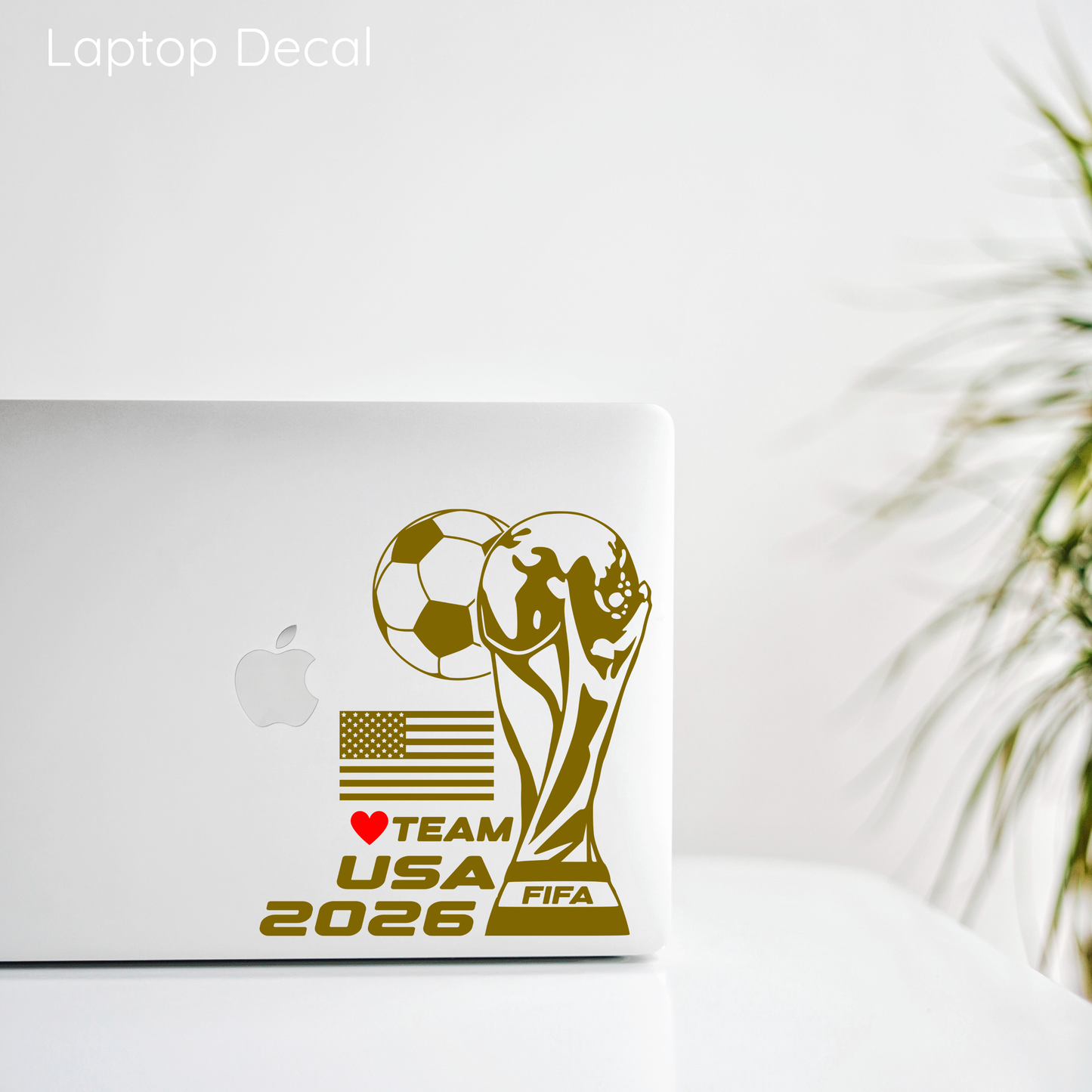 FIFA World Cup 2026 Car Vinyl Sticker | USA - America Soccer Laptop & Wall Decal | Support Your Favorite Team I Soccer Gift )