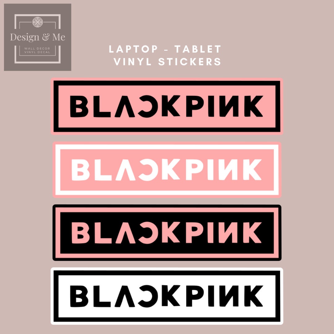 K-Pop Black Pink Vinyl Car and Laptop Stickers