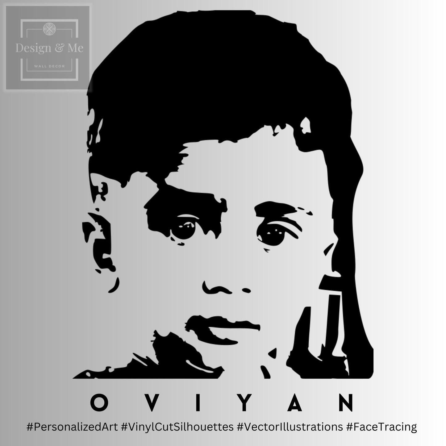 Custom Silhouette Vinyl Decals - SILHOUETTE PORTRAIT