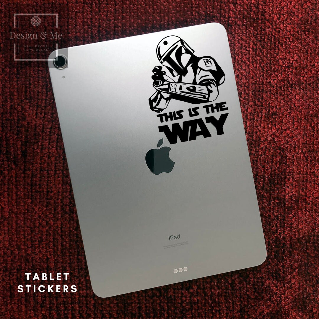 Mandalorian Vinyl Car and Laptop Stickers