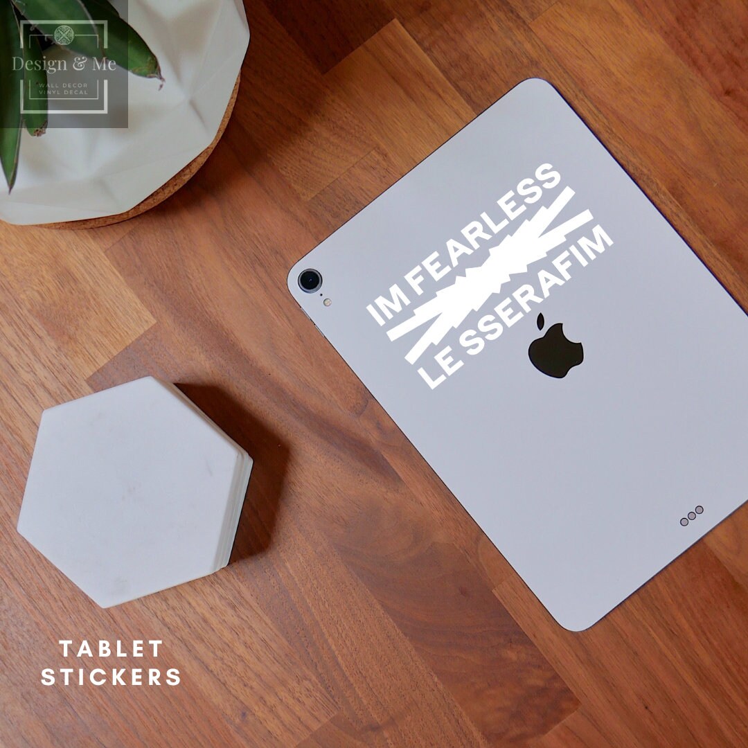 K-Pop LE SSERAFIM - IM FEARLESS Vinyl Car and laptop Stickers