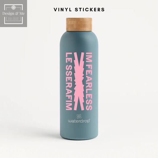 K-Pop LE SSERAFIM - IM FEARLESS Vinyl Car and laptop Stickers