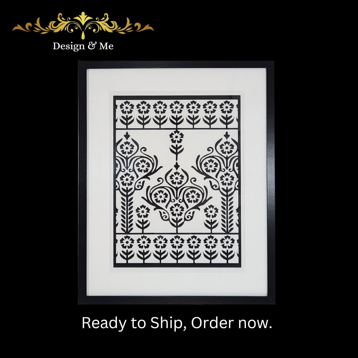 Black and white, Wall art, Home Décor, Framed Art, Indian Art, Indian, Frame, Handmade, Handcraft, Living room Art