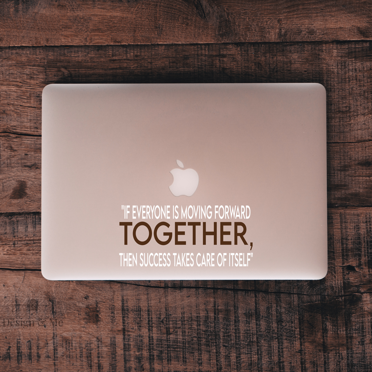 "Moving Forward Together” – Motivational Vinyl Decal