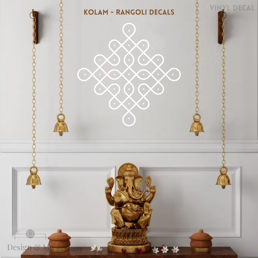 Kolam Designs vinyl decals