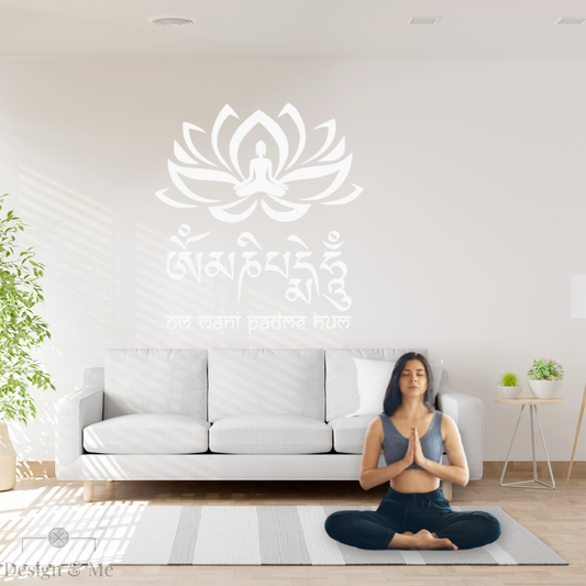 Om mani padme hum -  Tibetan Chants Wall Decal
