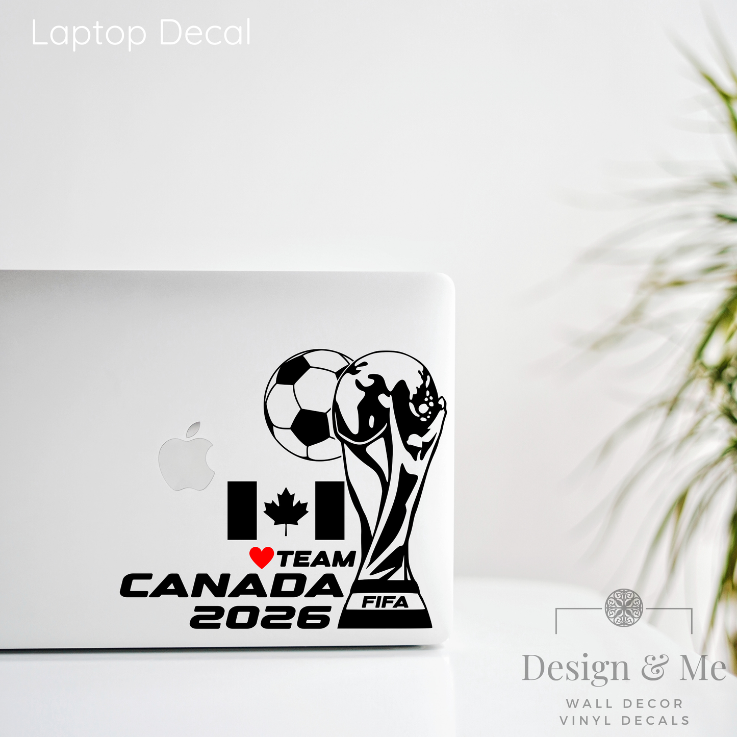 FIFA World Cup 2026 Car Vinyl Sticker | Canada Soccer Laptop & Wall Decal | Support Your Favorite Team I Soccer Gift