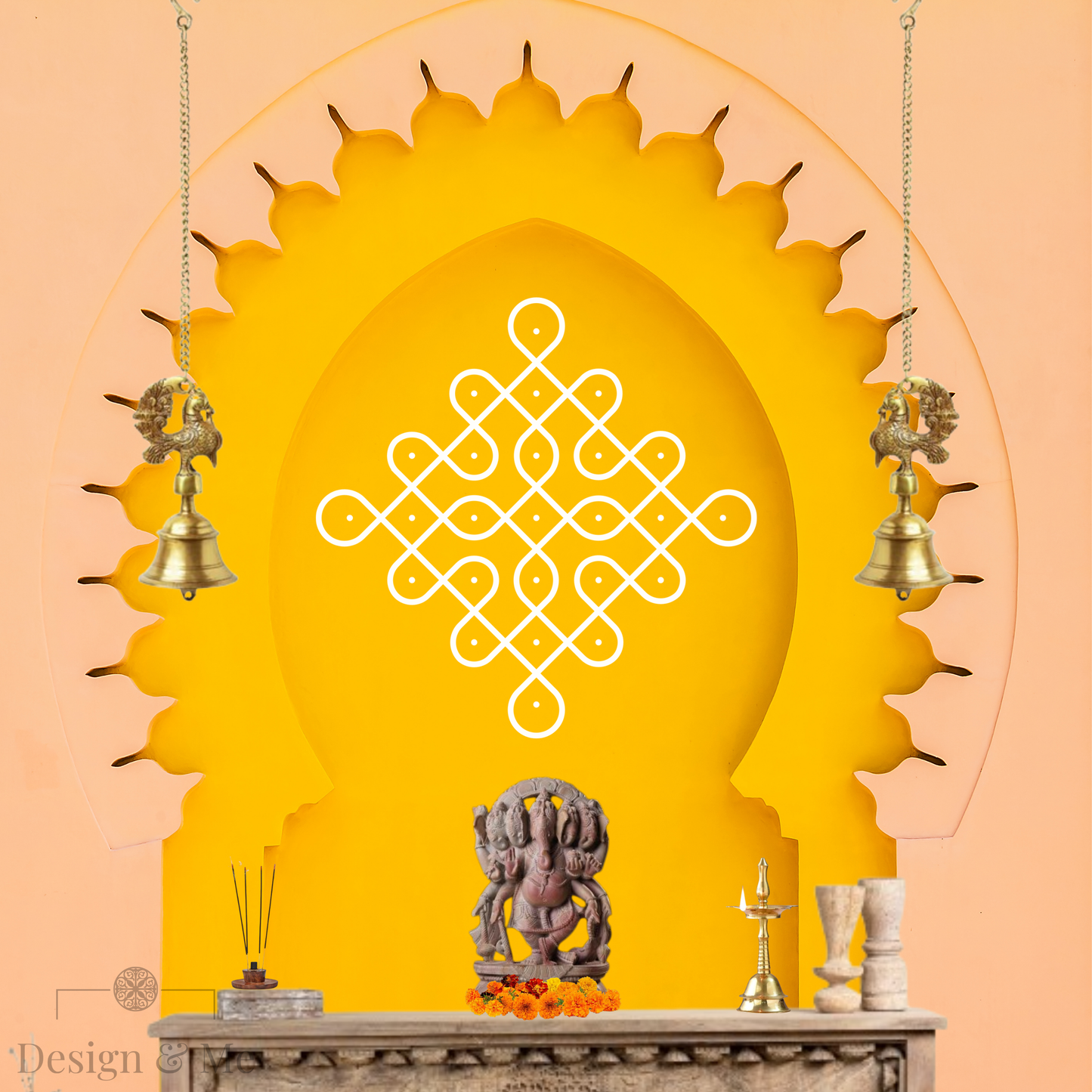 Kolam Designs vinyl decals