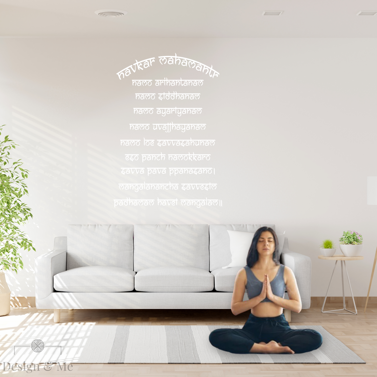 Navkar Mantra Vinyl Wall Decal