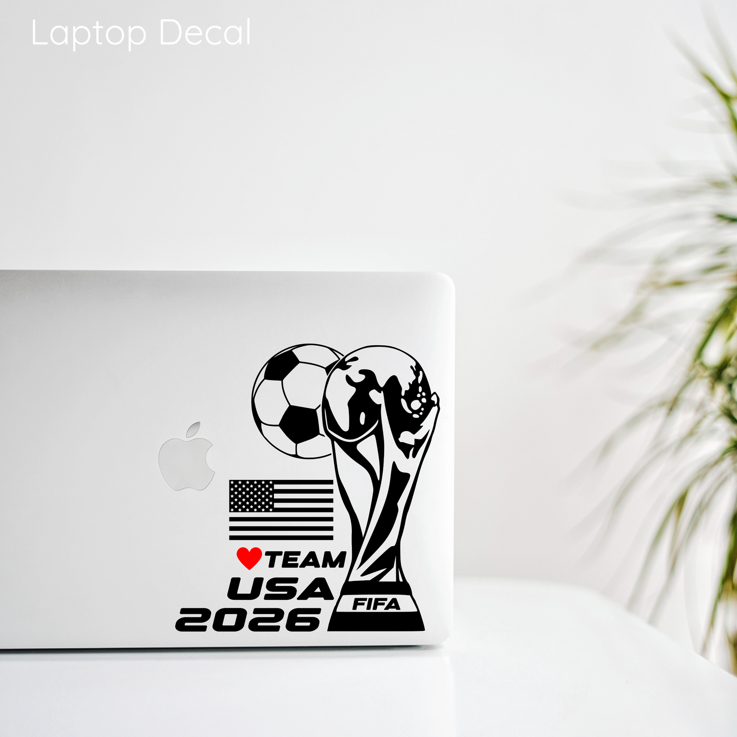 FIFA World Cup 2026 Car Vinyl Sticker | USA - America Soccer Laptop & Wall Decal | Support Your Favorite Team I Soccer Gift )