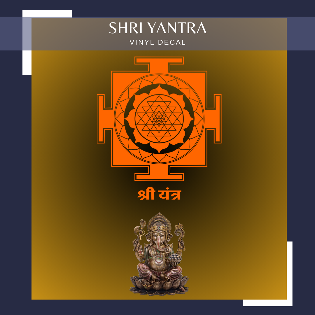 Shri Yantra Vinyl Wall Decal