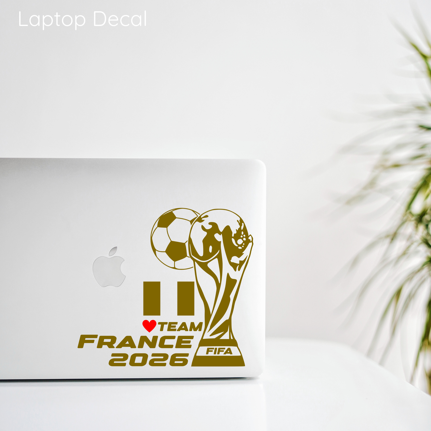 FIFA World Cup 2026 Car Vinyl Sticker | France Soccer Laptop & Wall Decal | Support Your Favorite Team I Soccer Gift