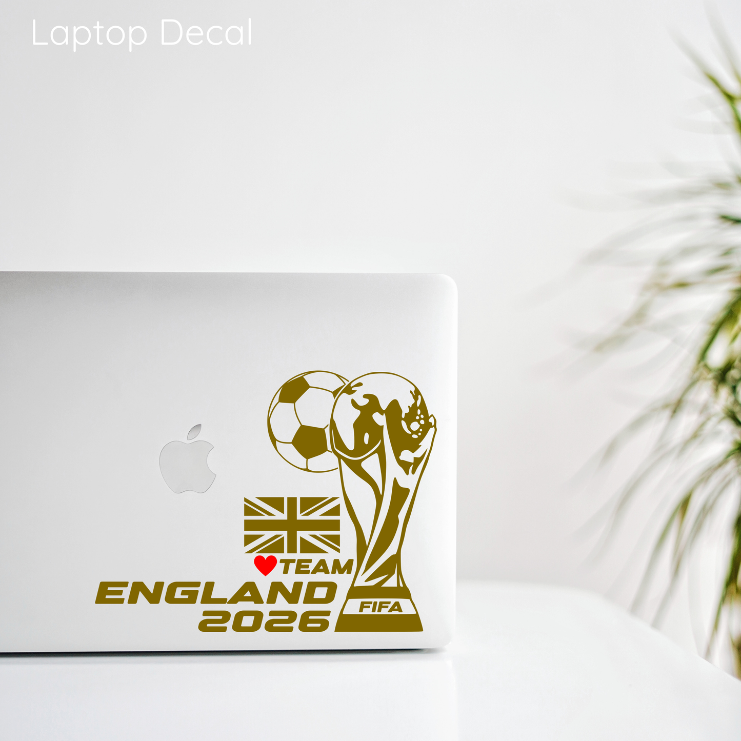 FIFA World Cup 2026 Car Vinyl Sticker | England Soccer Laptop & Wall Decal | Support Your Favorite Team I Soccer Gift