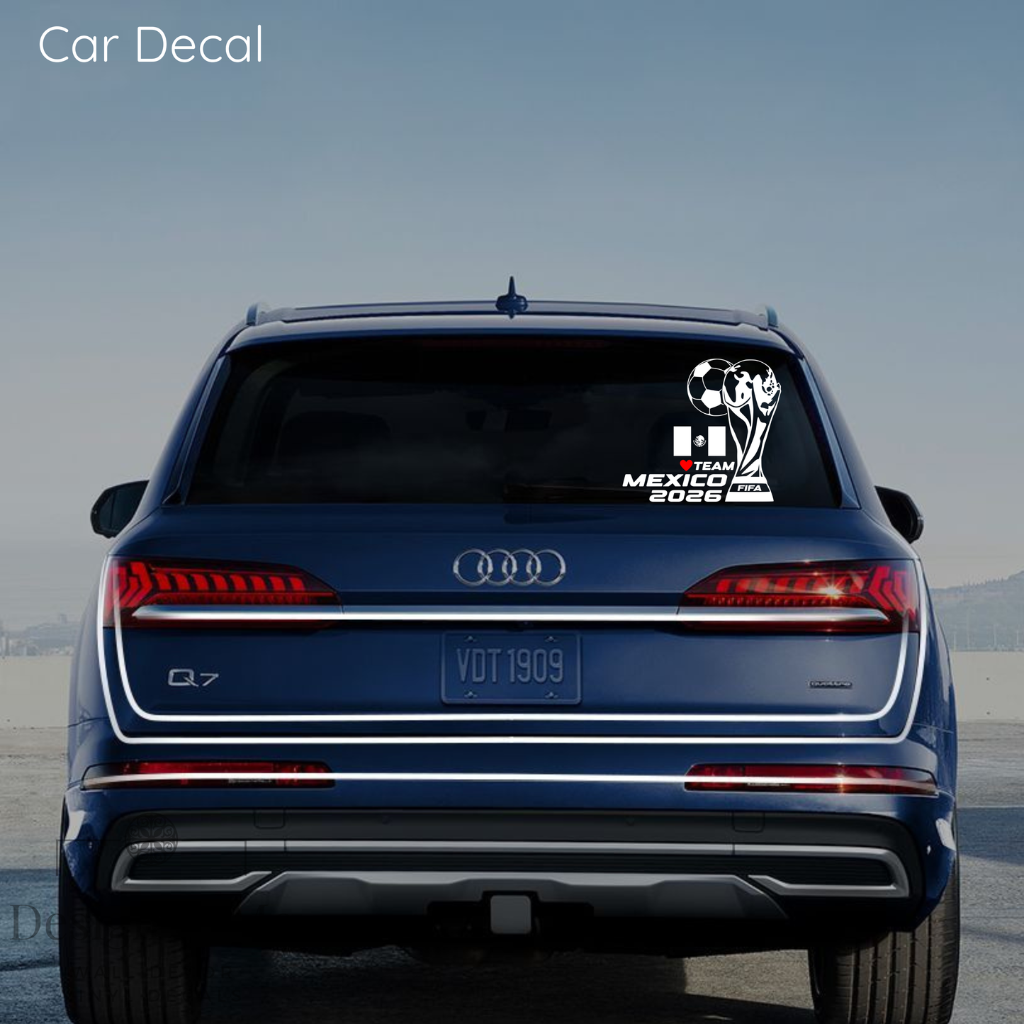 FIFA World Cup 2026 Car Vinyl Sticker | Mexico Soccer Laptop & Wall Decal | Support Your Favorite Team I Soccer Gift