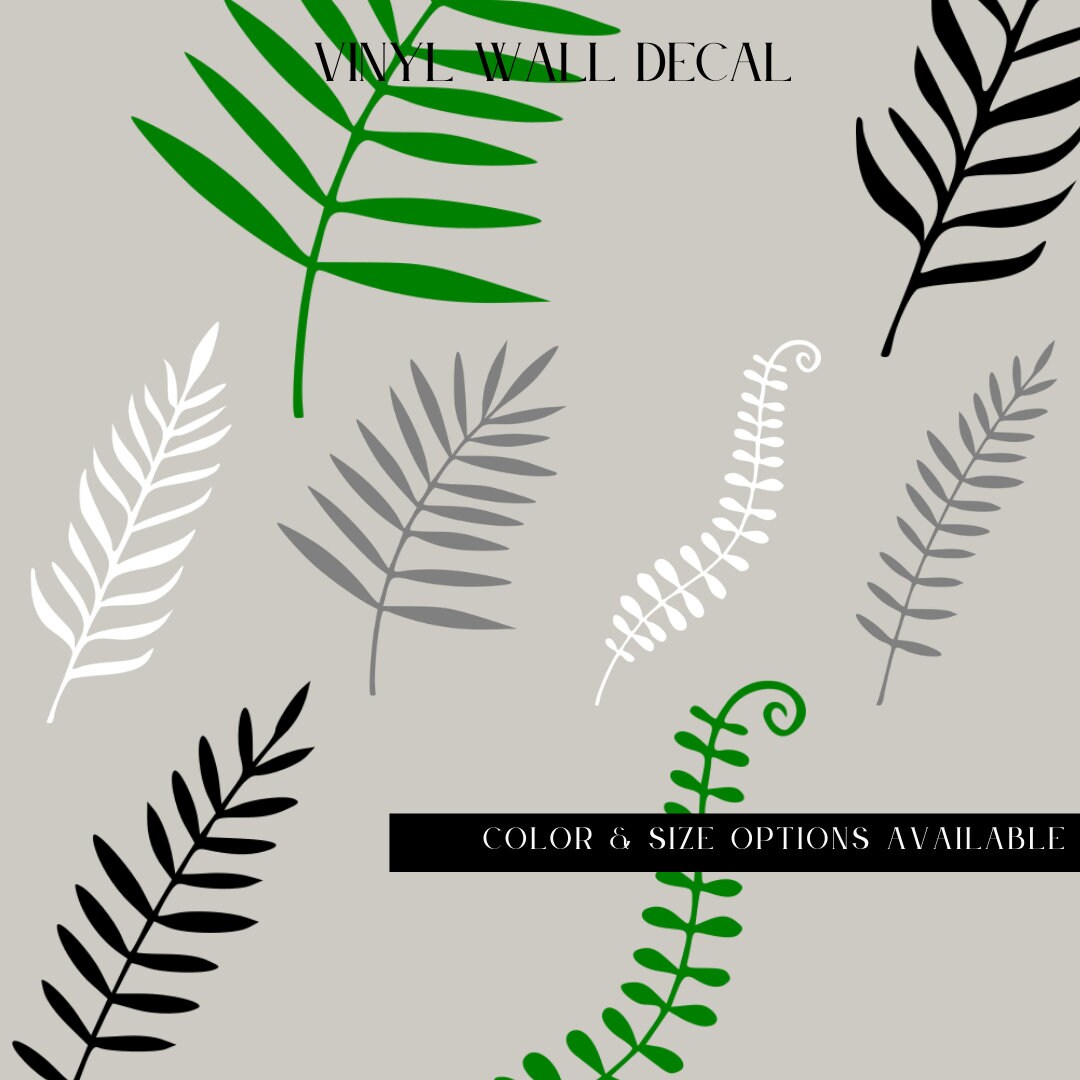 Leaves Wall Decals – Nature-Inspired Vinyl Décor