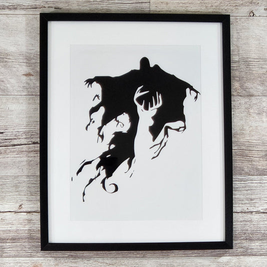 Harry Potter Dementor Patronus Vinyl Cut Framed Design