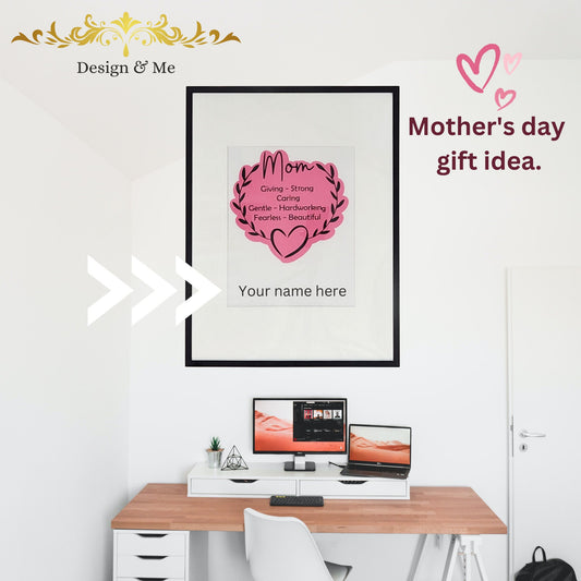 Mother's Day is a time to show our love and appreciation for the incredible women in our lives. customizable frames - the perfect gift.